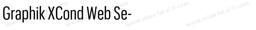 Graphik XCond Web Se字体转换